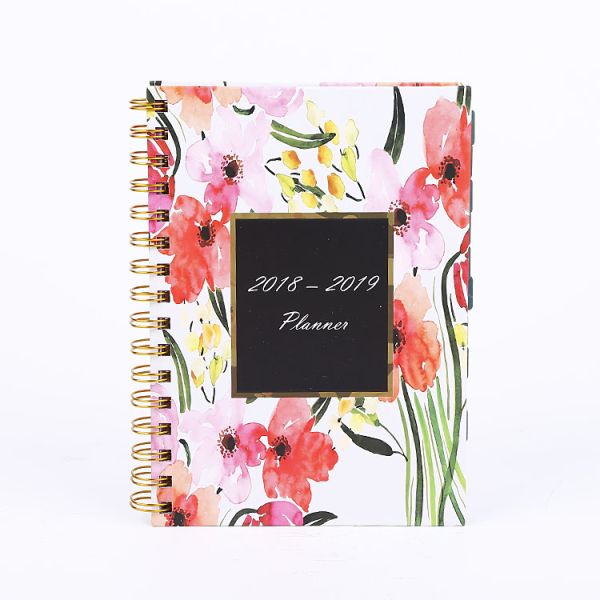 Hardcover CMYK Print School Academic Inspirational Weekly Planner Paper Note Book