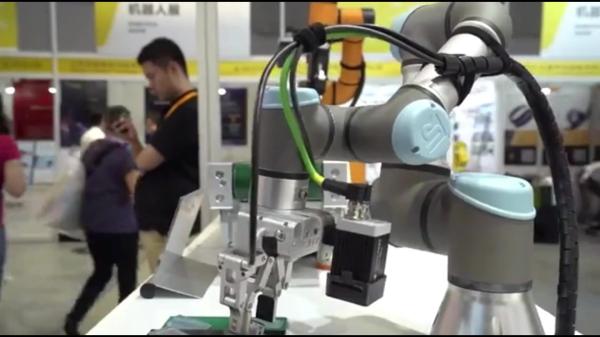 Robotic Arm UR3 for Small Parts Lift and Assembly for Industrial Use Manipulator
