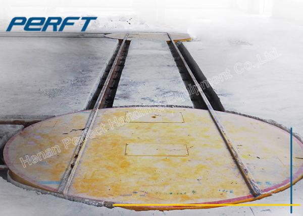 Quality Customized Industrial Material Handling Turntable with Rails for Material Turnover of Rail Transfer Car for sale