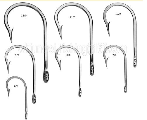 9886# HIGH CARBON STEEL OR SS STEEL BIG GAME FISHING HOOKS