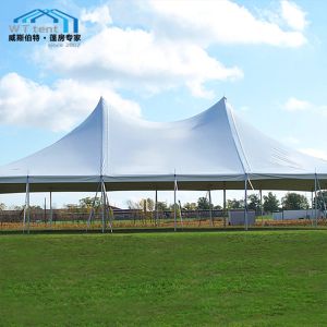 China Conjoined White Custom Made Tents UV Resistance Without Sidewalls wholesale