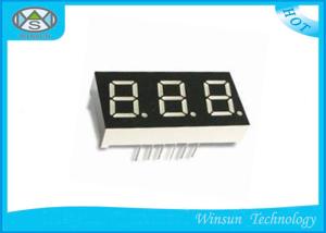 3 Digit 7 Segment Display 0.25 Inch , Digital Numeric Display For Mechanical Equipments