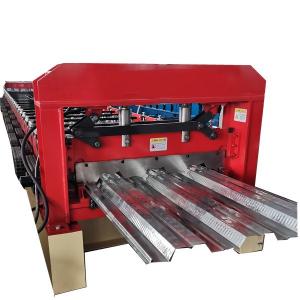 China Hydraulic Decoiler Metal 0.8mm Plc Decking Forming Machine wholesale