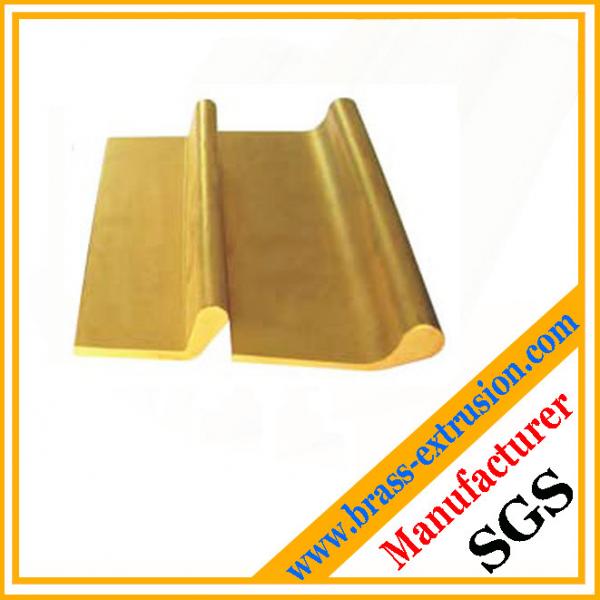Quality door hinge brass extrusion profiles locks profiles brass hpb58-3, hpb59-2, C38500 5~180mm OEM ODM brass profiles factory for sale
