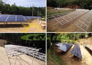 China Aluminum Solar Panel Mounting Rails , Mounting Structure Of Solar Panel on sale