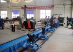 Tube Intersecting Line Plasma CNC Machine / CNC4-800-6 Pipe Plasma Cutting