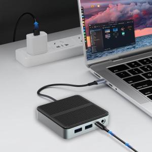 China 9 In 1 Fast Speed Data Transfer USB 3.0 Port Hub Type C Port To Hdmi Adapter wholesale