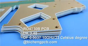 China Rogers 4350 Dual Layer 6.6 Mil High Frequency PCB With Immersion Gold wholesale