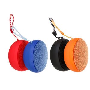 Fabric Cloth Mini Wireless Bluetooth Speaker Waterproof With Logo Customized