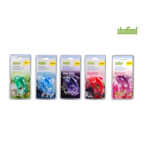 China Shamood Dual Scents PVC Hanging Air Freshener Mutiple Aroma Scents 24g wholesale