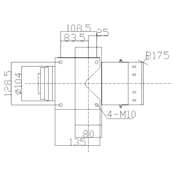 Electric Forklift 24V 1.5KW Horizontal drive wheel assembly KQ-DC/1.5-5