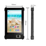 HF-FP08 Touch Screen Rugged Waterproof Handheld Tablet PC With Fingerprint