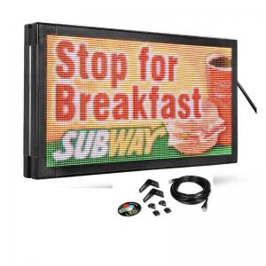China 25x63 Outdoor Electronic Message Board Signs on sale