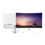 23.8 Inch Desktop LCD Curved Screen Computer Monitor With 178° Vertical Viewing