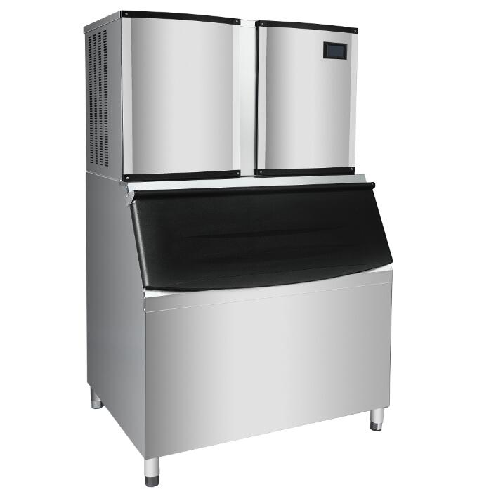 Bar Commercial 900kg/24 Hours Pellet Ice Machine Cube Ice Can Be Customized Ice Size