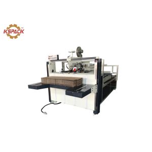 Semi Automatic Carton Box 60pcs/Min Folding And Gluing Machine