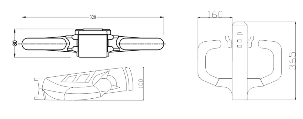 EPT20 Control Handle Tiller Head Assembly With Accelerator Inside For EP Pallet Truck And Stacker