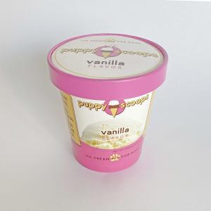 China Custom Printed Ice Cream Paper Cup With Lid For Frozen Yogurt 14oz 420ml on sale
