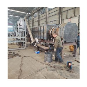 Smokeless Wood Sawdust Biomass Charcoal Coal Air Flow Continuous Carbonization