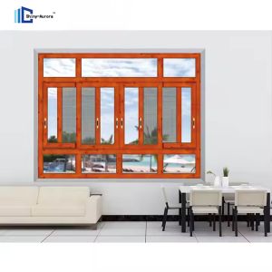 China Double-Layer Tempered Glass Window Safety and Energy Saving Aluminum wholesale