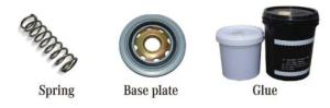 Customized Filters Raw Material Spring ISO9001 For Filters Machines