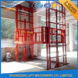 China Construction Material Handling Warehouse Elevator Lift 2 T Loading Capacity on sale