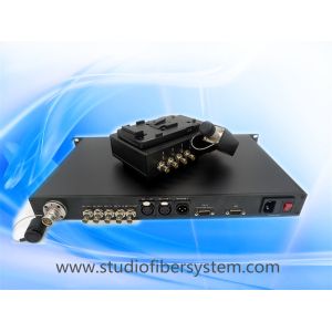 EFP/ENG camera over fiber system powered by LEMO SMPTE Hybird Cable