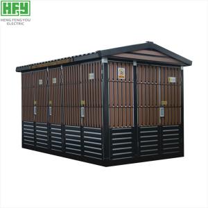 China Box Type Transfomer Substation With Switchgear Electrical Main Switchboard Metal-Clad Power Distribution System on sale