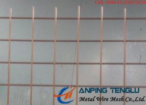 China AISI Ss Welded Wire Mesh Copper Coated Brass Or Copper Plating Surface wholesale