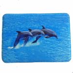 Polyester Elegant Memory Foam Bath Mat Simple Fashion Printed Pattern Techniques
