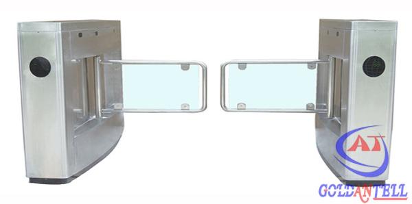 Quality Semi Automatic Control Passager Security Pedestrian Swing Barrier RS485 / TCP / IP Interface for sale