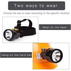 Waterproof Explosion Proof Mining Light Rechargeable Underground Headlamp For