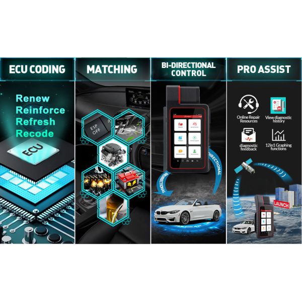 LAUNCH CNC-602A Fuel Injector Ultrasonic Cleaner & Tester 110V