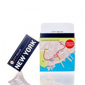 China New York Map Cosmetic Packaging Box Card And Gloss Paper wholesale