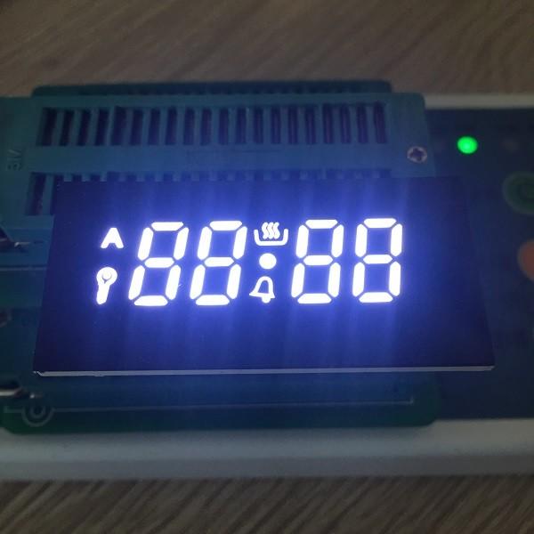 Customized Ultra White 4 Digit Seven Segment Display IC Compatible For Oven