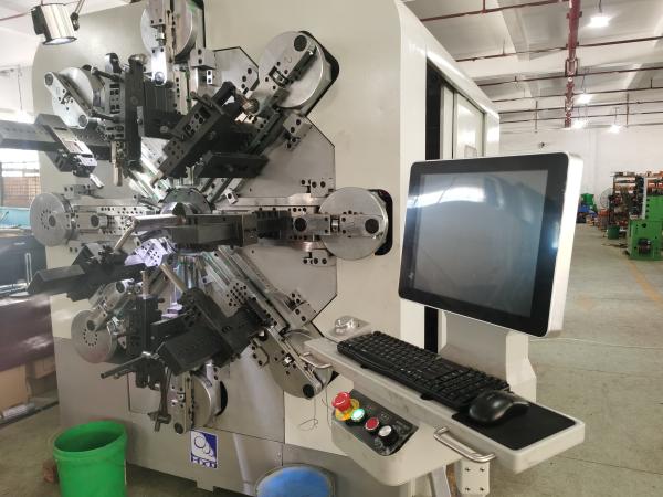Quality 12 Axes Camless CNC Spring Coiling Wire Bender Line Rotation Machine For 2 - 6mm for sale
