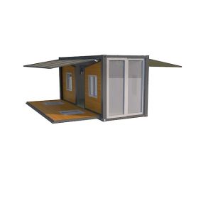 Steel Structure Expandable Container House Wind Resistance For Warehouse