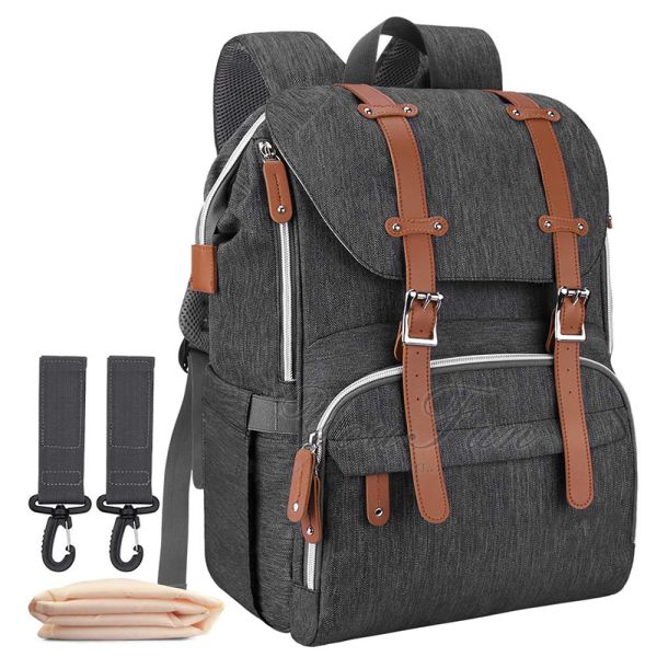 Waterproof Diaper Bag Backpack Nappy Bag with Changing Pad