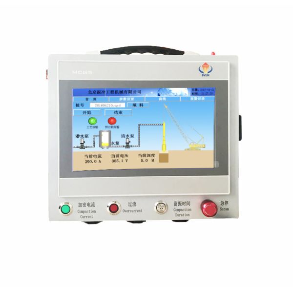 Industrial Vibroflotation Data Logger Management Vibroflotation Construction