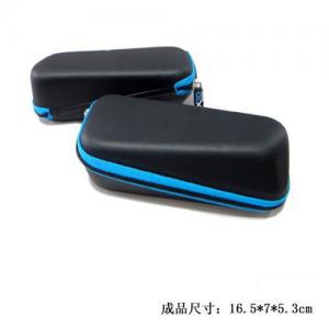 China PU Leather  Oblique zipper EVA Portable Glasses Case Multicolor Skeletal for sports wholesale