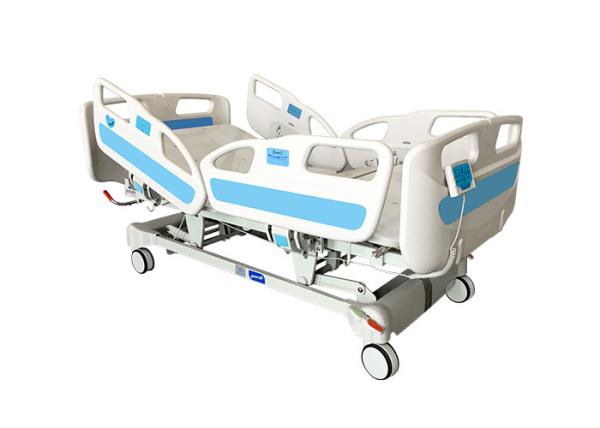 Quality Embedded Railing control  Hospital ICU Bed Five Function  With Handset Controller for sale