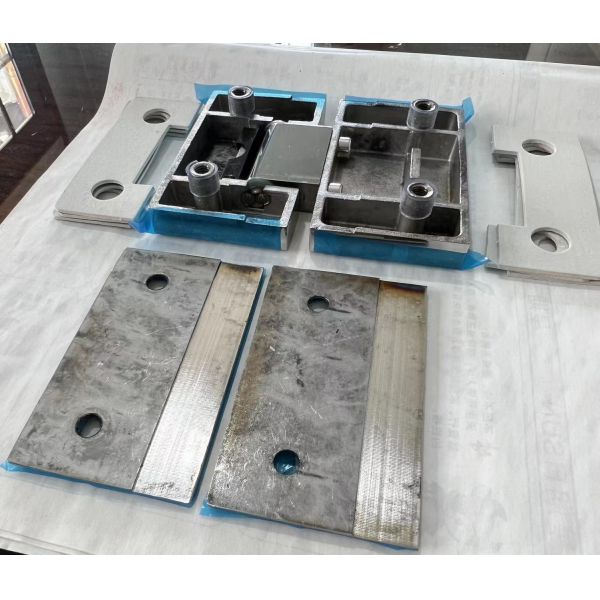 Thickened Heavy Duty Shower Door Hinges Stainless Steel Casting Corrosion Proof