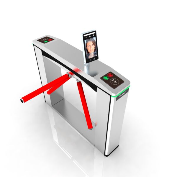 RS232 High Security Turnstiles Face Identify , Fingerprint Bi-Directional
