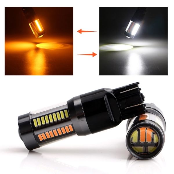 A/W 6500K 7443 990LM 66SMD LED Tail Light Bulbs