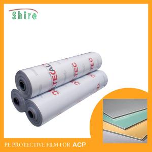 China PE Adhesive Protection Film Roll PE Adhesive Protective Film Roll on sale
