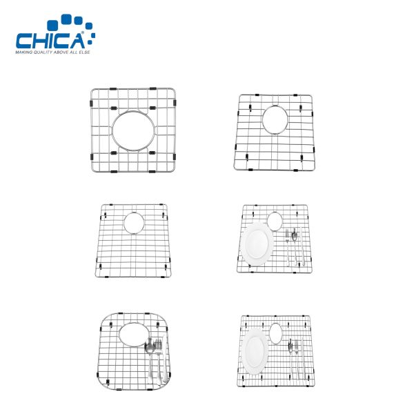 Durable Stainless Steel With Anti-Scratch Protective Cover Sink Bottom Grid