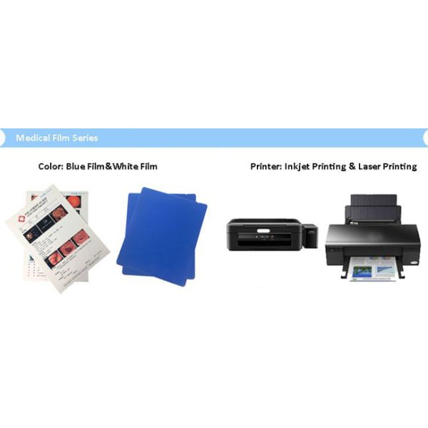 Digital Inkjet Printing Medical Imaging Film Blue X Ray For DR MRI CT