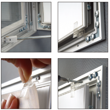 Alu Frame 30mm ODM A2 Locking Poster Frames With Key