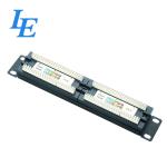 1U 12Port Network Patch Panel Used For Eethernet Network Easy To Assemble
