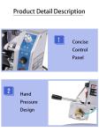 Portable Manual Ribbon Coding Machine High Precision Heat Resistance